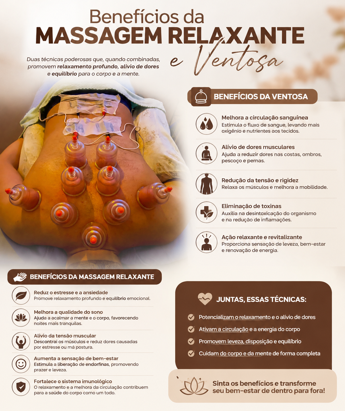 1 - MASSAGEM RELAXANTE OU MASSA TERAPÊUTICA